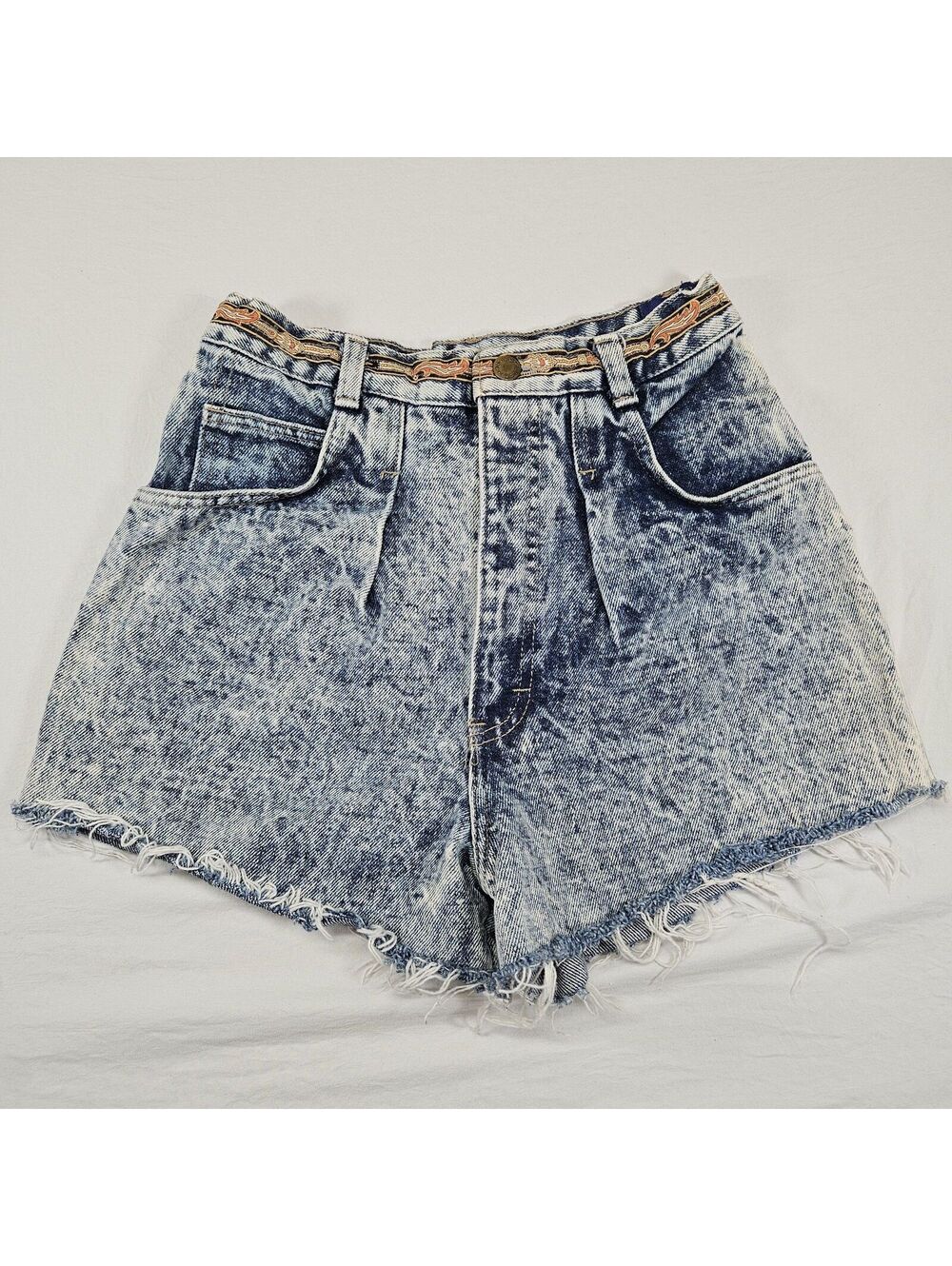 Vintage 80s Best American Bacco denim shorts 24"